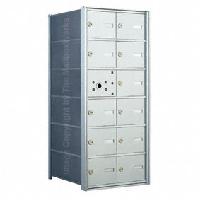 Florence 140062 Horizontal Mailbox Anodized Aluminum