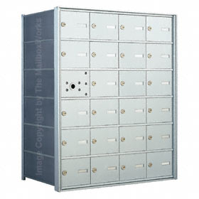 Florence 140064 Horizontal Mailbox Anodized Aluminum
