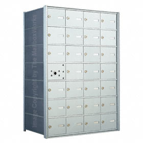 Florence 140074 Horizontal Mailbox Anodized Aluminum