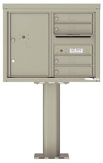 Florence 4C Pedestal 4C06D-04-P Postal Grey