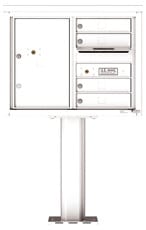 Florence 4C Pedestal 4C06D-04-P White