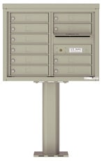 Florence 4C Pedestal 4C06D-10-P Postal Grey