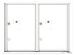 Florence 4C Mailboxes 4C06D-2P White