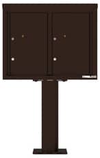 Florence 4C Pedestal 4C06D-2P-P Dark Bronze