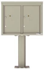 Florence 4C Pedestal 4C06D-2P-P Postal Grey
