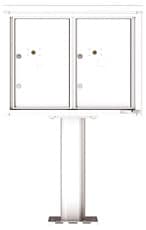 Florence 4C Pedestal 4C06D-2P-P White