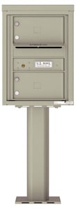 Florence 4C Pedestal 4C06S-02-P Postal Grey