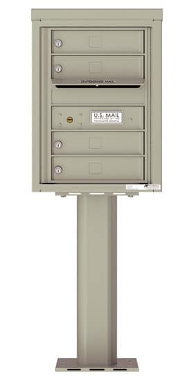 4C06S04-P Commercial 4C Pedestal Mailboxes