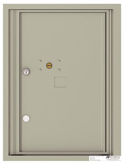 Florence Recessed 4C Horizontal Mailbox – 1 Parcel Locker – Front Loading – 6 Doors High – Private Delivery Product Image