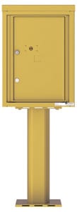 Florence 4C Pedestal 4C06S-1P-P Gold Speck