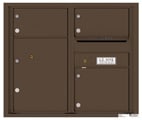 Florence 4C Mailboxes 4C07D-03 Antique Bronze