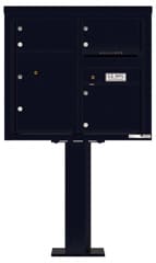 Florence 4C Pedestal 4C07D-03-P Black