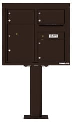 Florence 4C Pedestal 4C07D-03-P Dark Bronze