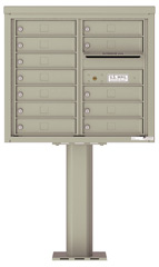 Florence 4C Pedestal 4C07D-12-P Postal Grey