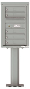Florence 4C Pedestal 4C07S-05-P Silver Speck