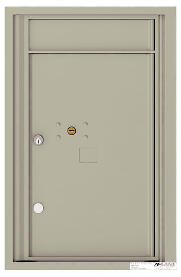 Florence Recessed 4C Horizontal Mailbox – 1 Parcel Locker – Front Loading – 7 Doors High – Private Delivery Product Image