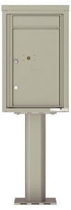 Florence 4C Pedestal 4C07S-1P-P Postal Grey