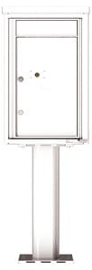 Florence 4C Pedestal 4C07S-1P-P White