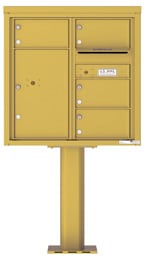 Florence 4C Pedestal 4C08D-04-P Gold Speck