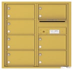 Florence 4C Mailboxes 4C08D-07 Gold Speck