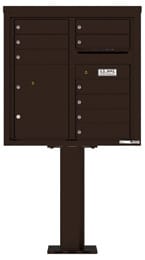 Florence 4C Pedestal 4C08D-09-P Dark Bronze