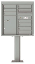 Florence 4C Pedestal 4C08D-09-P Silver Speck