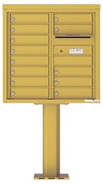 Florence 4C Pedestal 4C08D-13-P Gold Speck