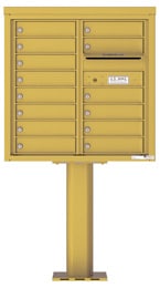Florence 4C Pedestal 4C08D-14-P Gold Speck