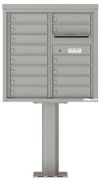 Florence 4C Pedestal 4C08D-14-P Silver Speck