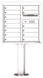Florence 4C Pedestal 4C08D-14-P White