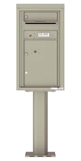 4C08S01-P Commercial 4C Pedestal Mailboxes