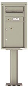 Florence 4C Pedestal 4C08S-01-P Postal Grey