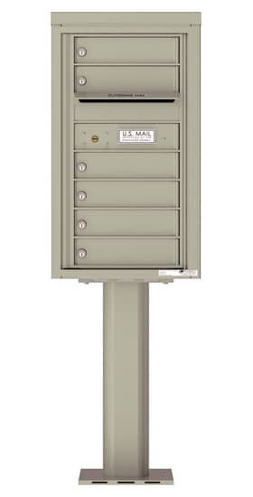 4C08S06-P Commercial 4C Pedestal Mailboxes