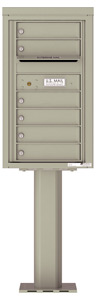 Florence 4C Pedestal 4C08S-06-P Postal Grey