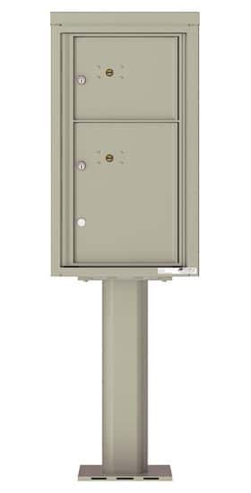 4C08S2P Parcel Lockers 4C Pedestal Mailboxes