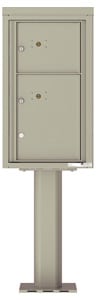 Florence 4C Pedestal 4C08S-2P-P Postal Grey