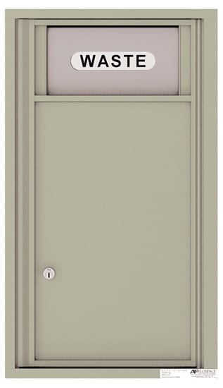 4C Mailboxes 4C08S-Bin Trash and Recycling Bin Product Image