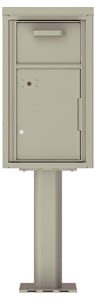 Florence 4C Pedestal 4C08S-HOP-P Postal Grey