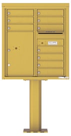 Florence 4C Pedestal 4C09D-10-P Gold Speck