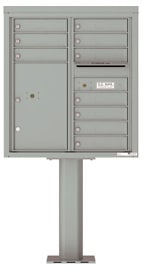 Florence 4C Pedestal 4C09D-10-P Silver Speck