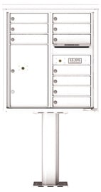 Florence 4C Pedestal 4C09D-10-P White