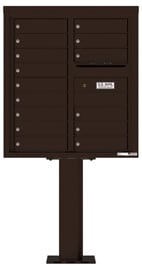 Florence 4C Pedestal 4C09D-15-P Dark Bronze