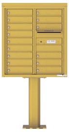 Florence 4C Pedestal 4C09D-15-P Gold Speck