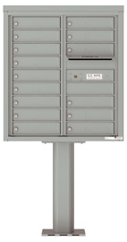 Florence 4C Pedestal 4C09D-15-P Silver Speck