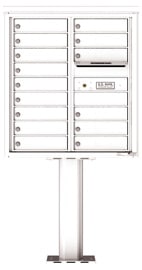 Florence 4C Pedestal 4C09D-15-P White