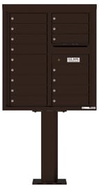 Florence 4C Pedestal 4C09D-16-P Dark Bronze