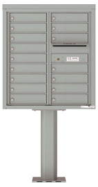 Florence 4C Pedestal 4C09D-16-P Silver Speck
