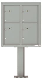 Florence 4C Pedestal 4C09D-4P-P Silver Speck