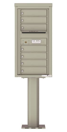 4C09S07-P Commercial 4C Pedestal Mailboxes