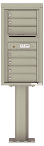Florence 4C Pedestal 4C09S-07-P Postal Grey